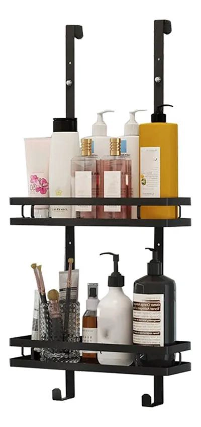 ORGANIZADOR COLGANTE PARA DUCHA CON GANCHOS Y CANASTOS - 5