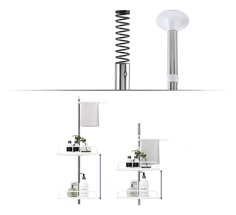 ESQUINERO ORGANIZADOR PARA DUCHA Y COCINA COLOR UNICO - 3