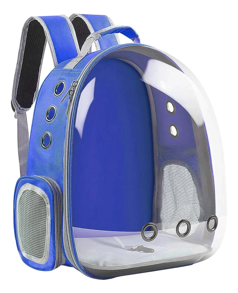 MOCHILA PARA MASCOTAS CON VISTA PANORAMICA Y VENTILACION - 8
