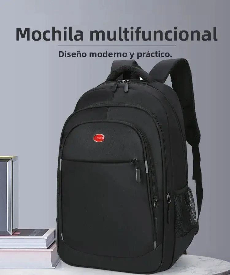 MOCHILA CASUAL IMPERMEABLE UNISEX MULTIFUNCIONAL PARA TODOS - 5