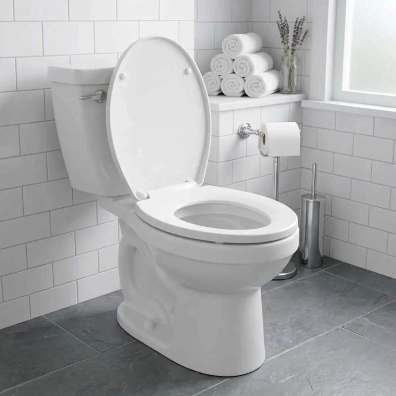 ASIENTO DE BAÑO REDONDO CON CIERRE SUAVE Y ECOLOGICO - 6