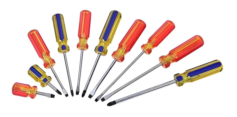 SET DE 10 DESTORNILLADORES ERGONOMICOS - 1