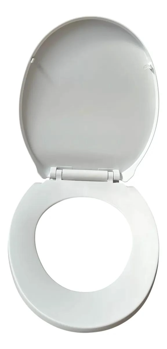 TAPA DE WC ASIENTO PLASTICO OVALADO CON CIERRE SUAVE - 1