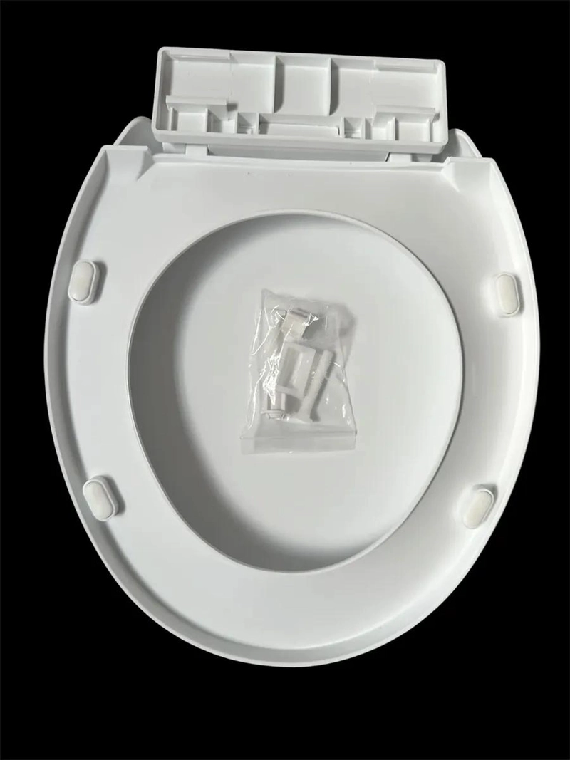 TAPA DE WC ASIENTO PLASTICO OVALADO CON CIERRE SUAVE - 4