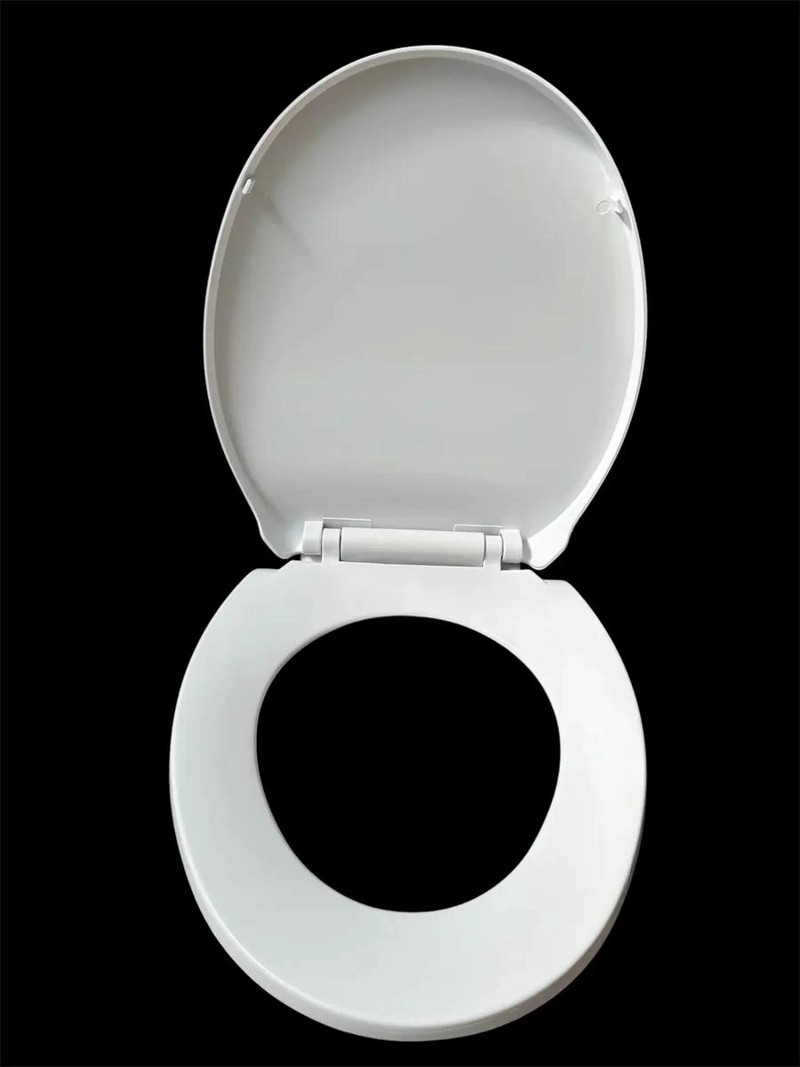 TAPA DE WC ASIENTO PLASTICO OVALADO CON CIERRE SUAVE - 5