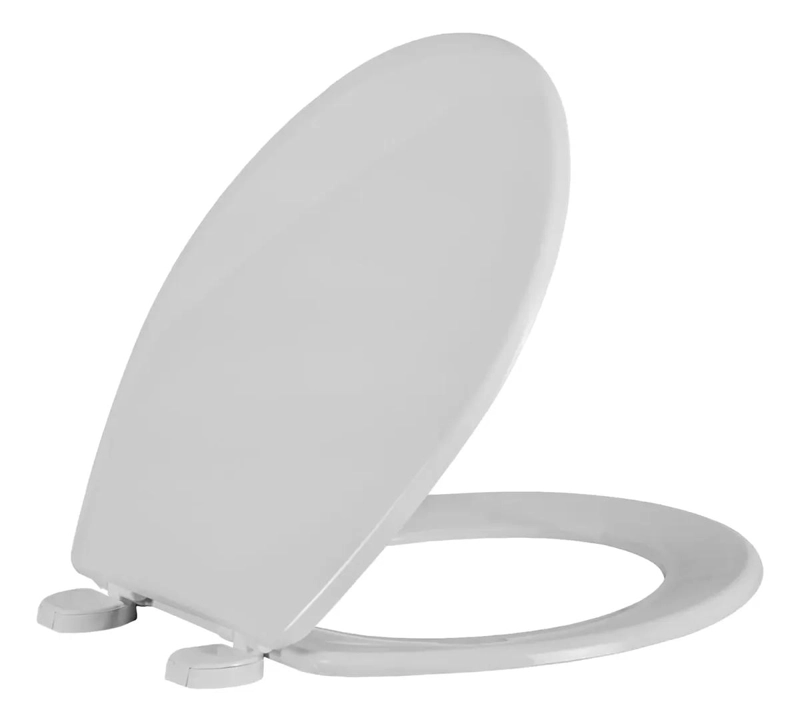 ASIENTO DE INODORO REDONDO DE PLASTICO ANTIBACTERIAL - 3