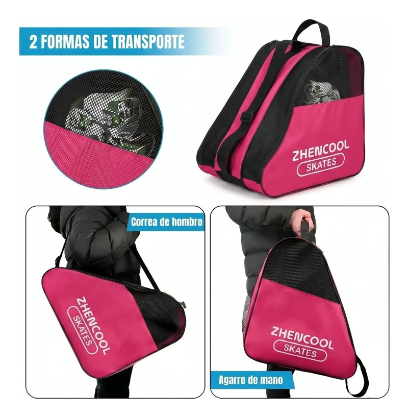 MOCHILA RESISTENTE PARA TRANSPORTE DE PATINES Y ACCESORIOS - 3