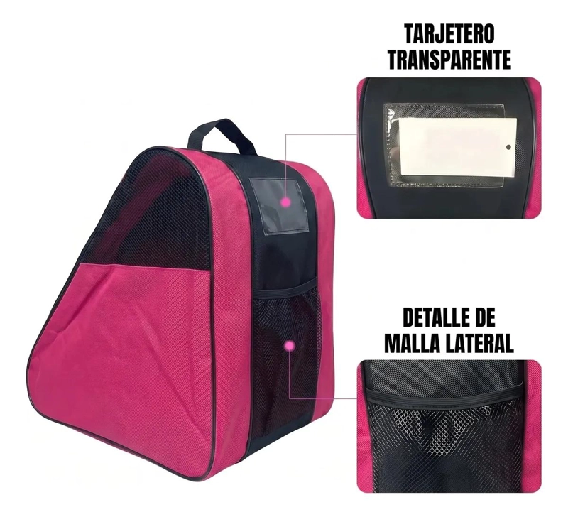 MOCHILA RESISTENTE PARA TRANSPORTE DE PATINES Y ACCESORIOS - 4