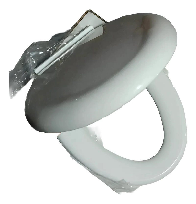 TAPA DE ASIENTO DE INODORO UNIVERSAL COLOR BLANCO - 2