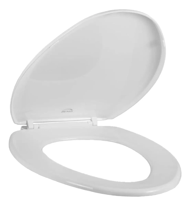 ASIENTO DE INODORO ELONGADO BLANCO CON CIERRE NORMAL - 2