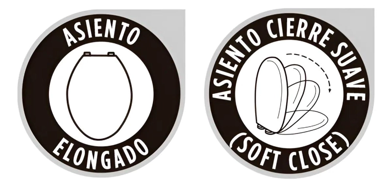 ASIENTO DE MADERA ELONGADO CON CIERRE SUAVE PARA BAÑO - 4