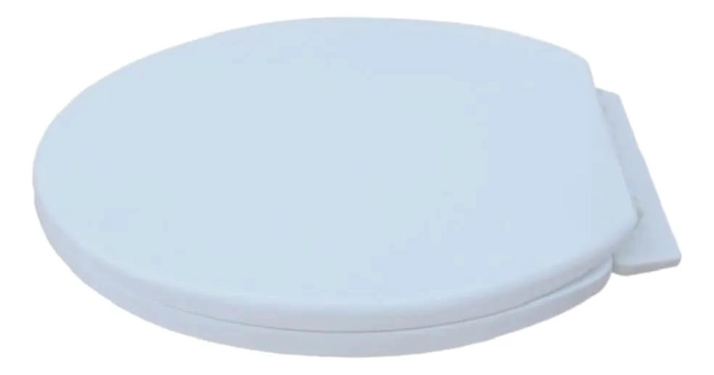 ASIENTO DE WC AJUSTABLE DE POLIPROPILENO BLANCO - 5