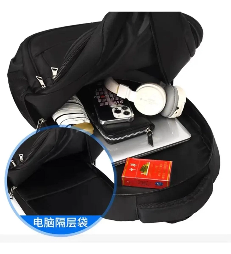 MOCHILA IMPERMEABLE DE GRAN CAPACIDAD PARA NOTEBOOK - 6