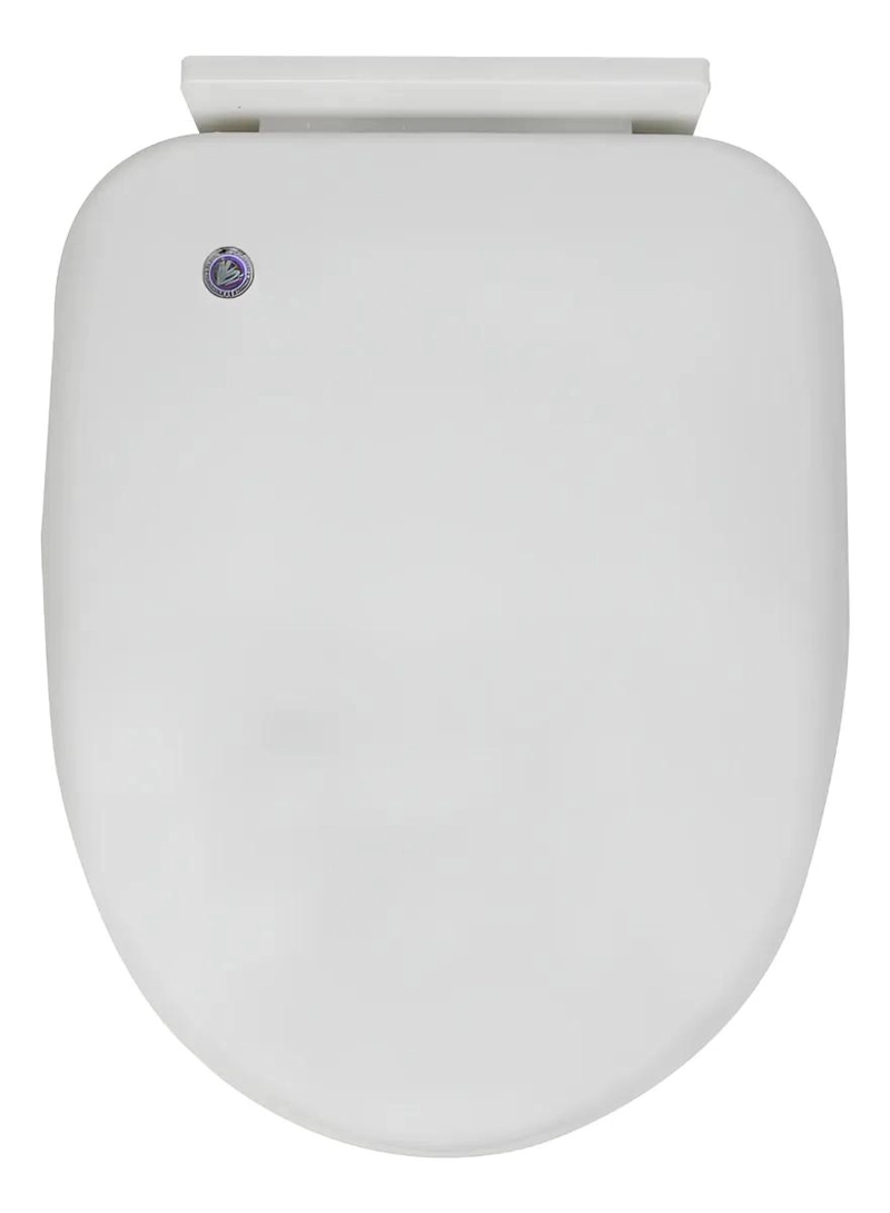 ASIENTO Y TAPA DE CIERRE LENTO PARA INODORO BLANCO - 1
