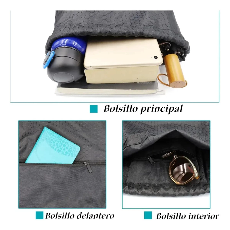 MOCHILA IMPERMEABLE MULTIFUNCIONAL PARA DEPORTES Y VIAJES - 4
