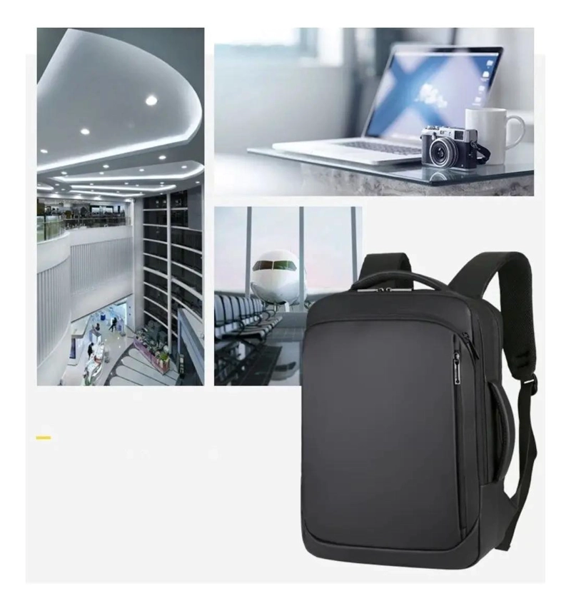 MOCHILA DE VIAJE IMPERMEABLE CON PUERTO USB Y 30 LITROS - 3