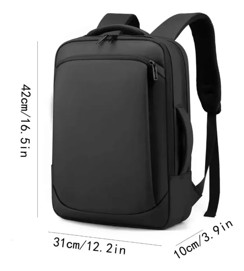 MOCHILA DE VIAJE IMPERMEABLE CON PUERTO USB Y 30 LITROS - 8