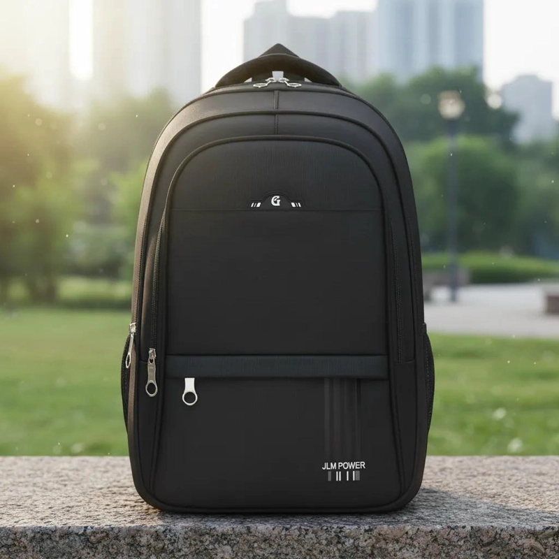 MOCHILA URBANA EJECUTIVA NEGRA IMPERMEABLE 35 LITROS PARA OFICINA - 1