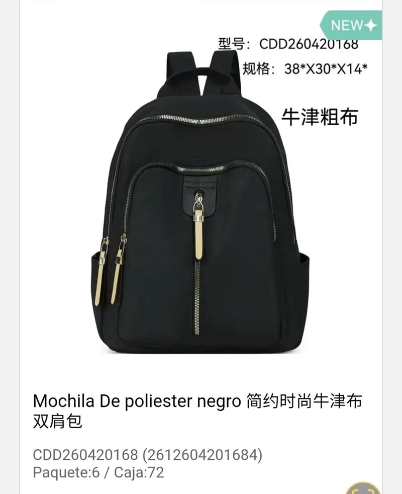 MOCHILA IMPERMEABLE TURQUESA PARA MUJER CON BOLSILLOS - 2