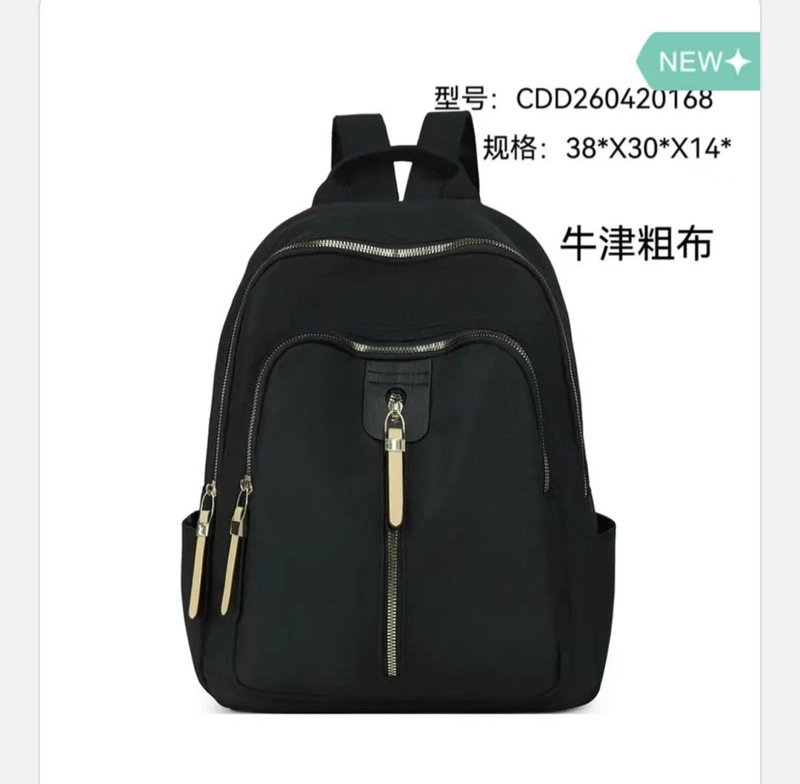 MOCHILA IMPERMEABLE TURQUESA PARA MUJER CON BOLSILLOS - 3