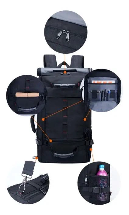 MOCHILA ACOLCHADA PARA NOTEBOOK DE 17 PULGADAS CON DISEÑO SEGURO - 4