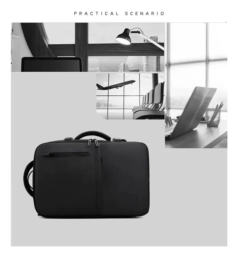 MOCHILA IMPERMEABLE MULTIFUNCIONAL CON PUERTO USB Y 35 LITROS - 4