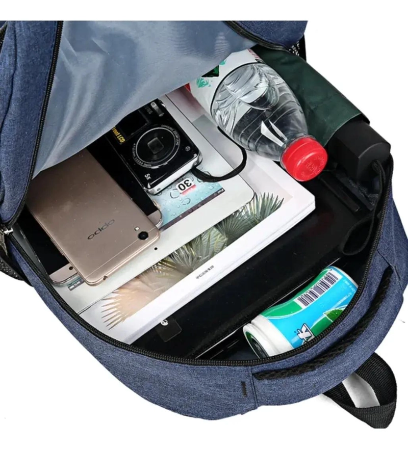 MOCHILA IMPERMEABLE URBANA ESCOLAR 35 LITROS CON COMPARTIMENTOS - 2
