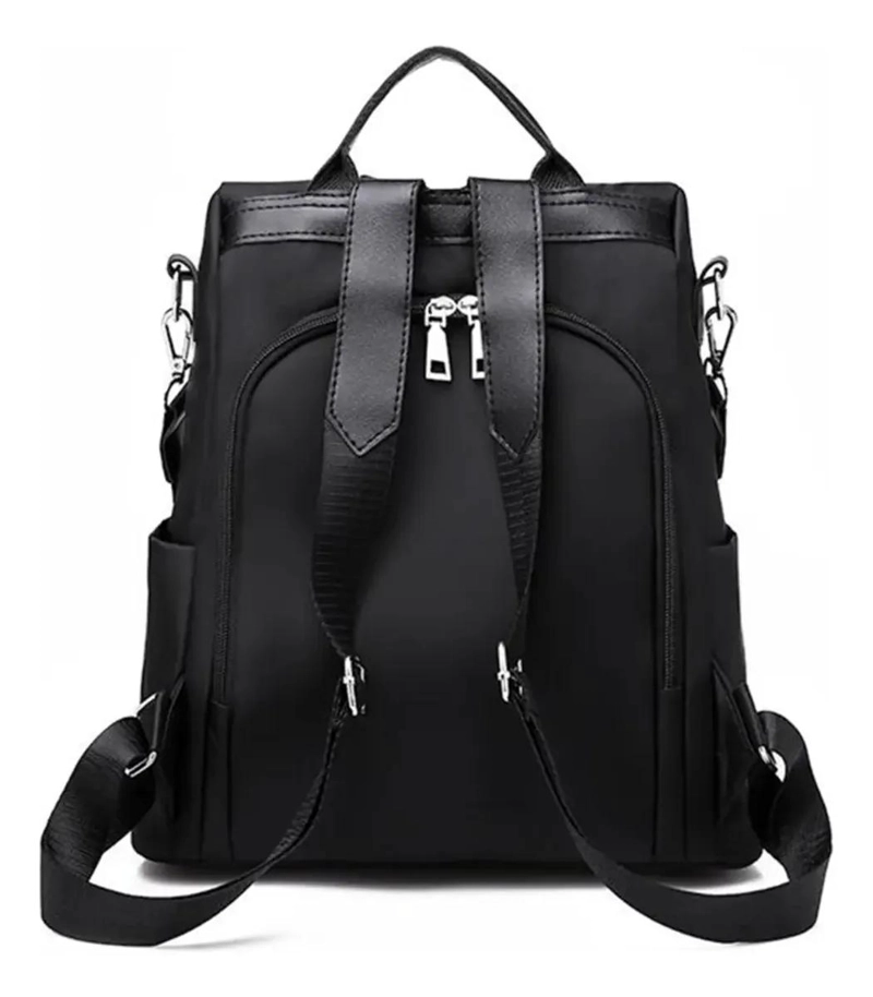 MOCHILA JUVENIL IMPERMEABLE ANTIRROBO PARA MUJER MODERNA - 2