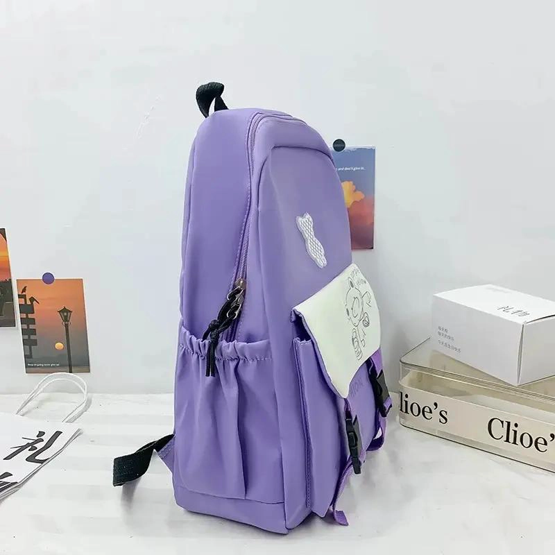 MOCHILA ESCOLAR JUVENIL IMPERMEABLE CON COMPARTIMENTOS - 3