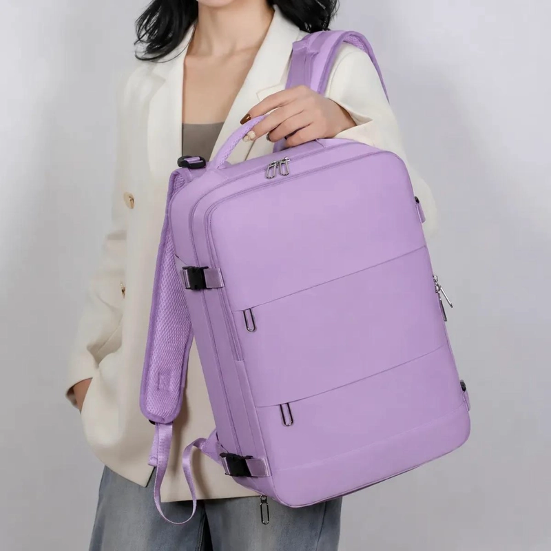 MOCHILA DE VIAJE IMPERMEABLE CON COMPARTIMENTO PARA ZAPATOS - 4