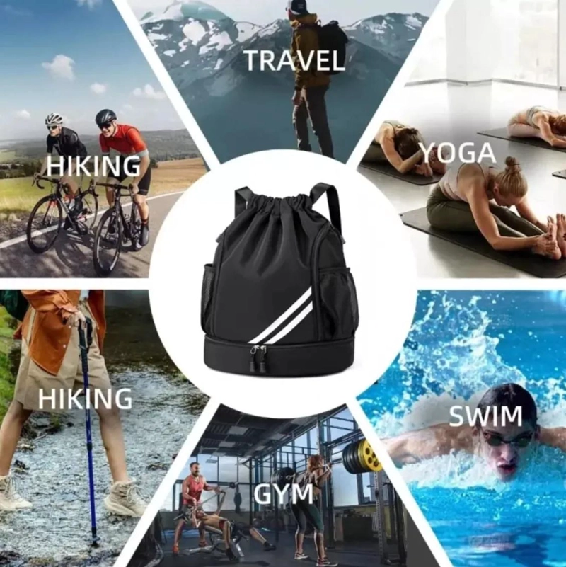 MOCHILA MULTIFUNCIONAL IMPERMEABLE PARA DEPORTES Y VIAJES - 10