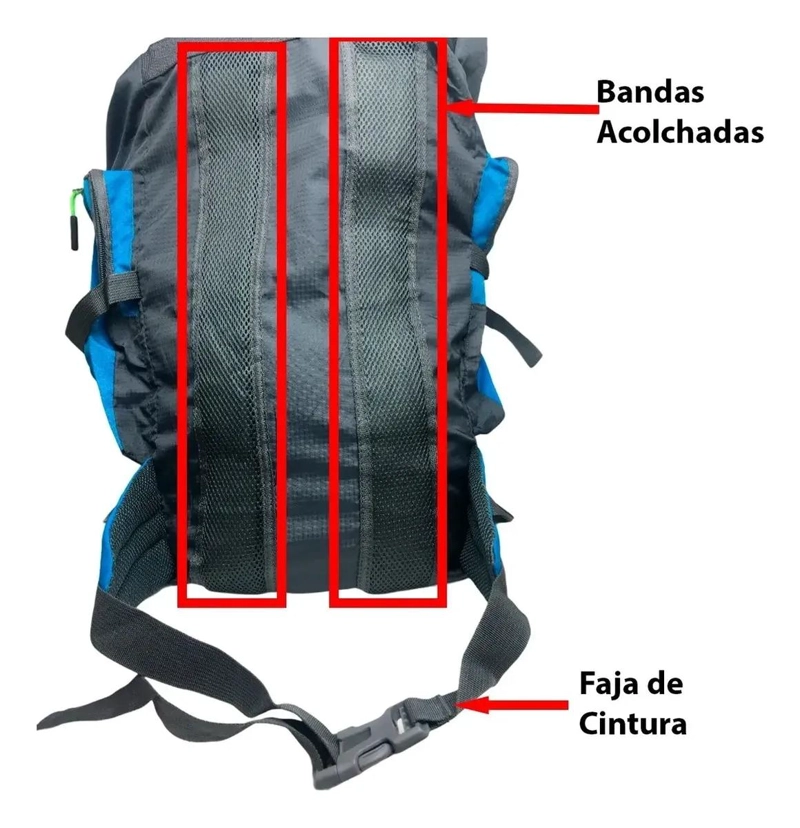 MOCHILA IMPERMEABLE DE 70 LITROS PARA CAMPING Y TREKKING - 2