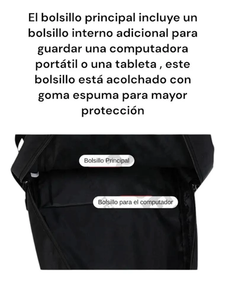 MOCHILA IMPERMEABLE DE 35 LITROS CON BOLSILLO PARA LAPTOP - 6