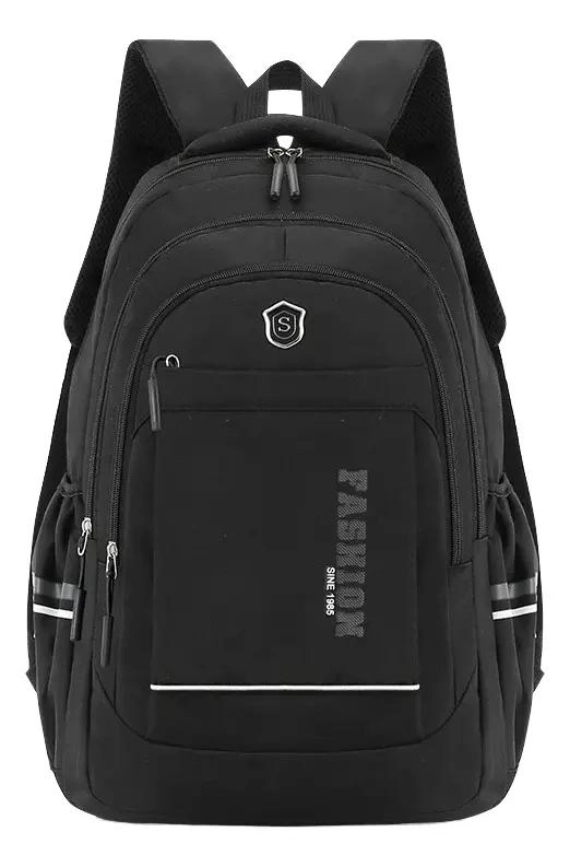 MOCHILA ESCOLAR URBANA IMPERMEABLE CON COMPARTIMENTO PARA LAPTOP - 1