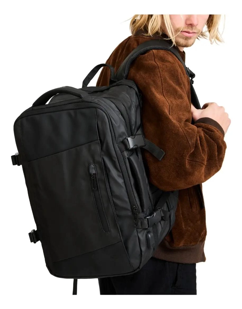 MOCHILA MALETA IMPERMEABLE ANTIRROBO EXPANDIBLE 35 LITROS - 5