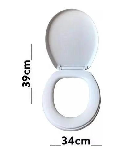 ASIENTO Y TAPA DE INODORO DE PLASTICO DURO PARA BAÑO - 4