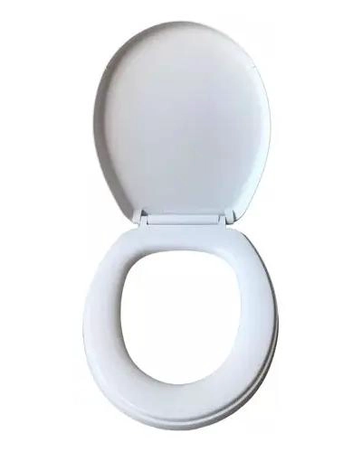 ASIENTO Y TAPA DE INODORO DE PLASTICO DURO PARA BAÑO - 5