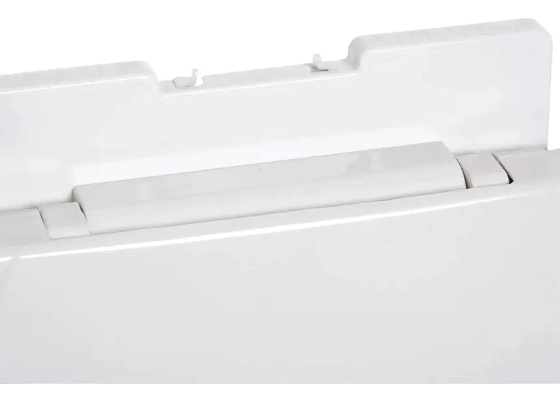 ASIENTO DE WC REDONDO PLASTICO BLANCO PARA BAÑO - 4