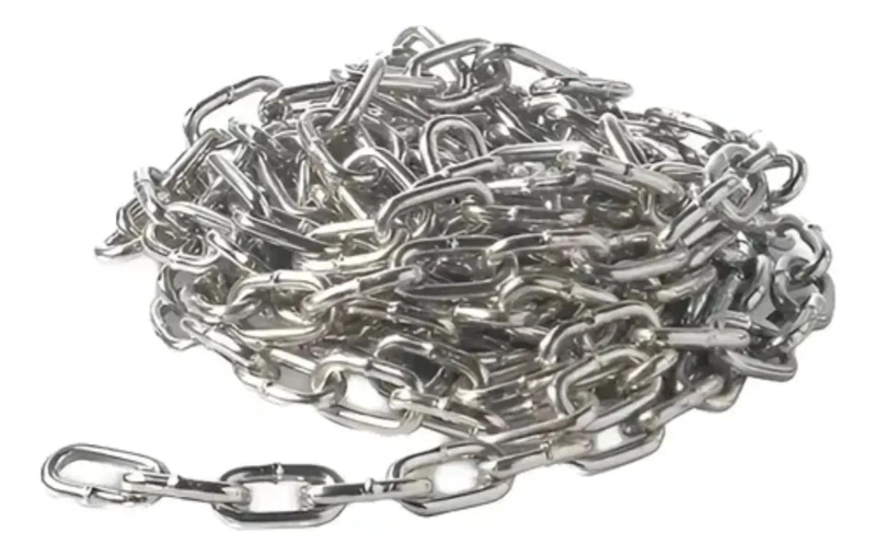 CADENA DE ACERO GALVANIZADO DE 6 MM PARA CONSTRUCCION - 1