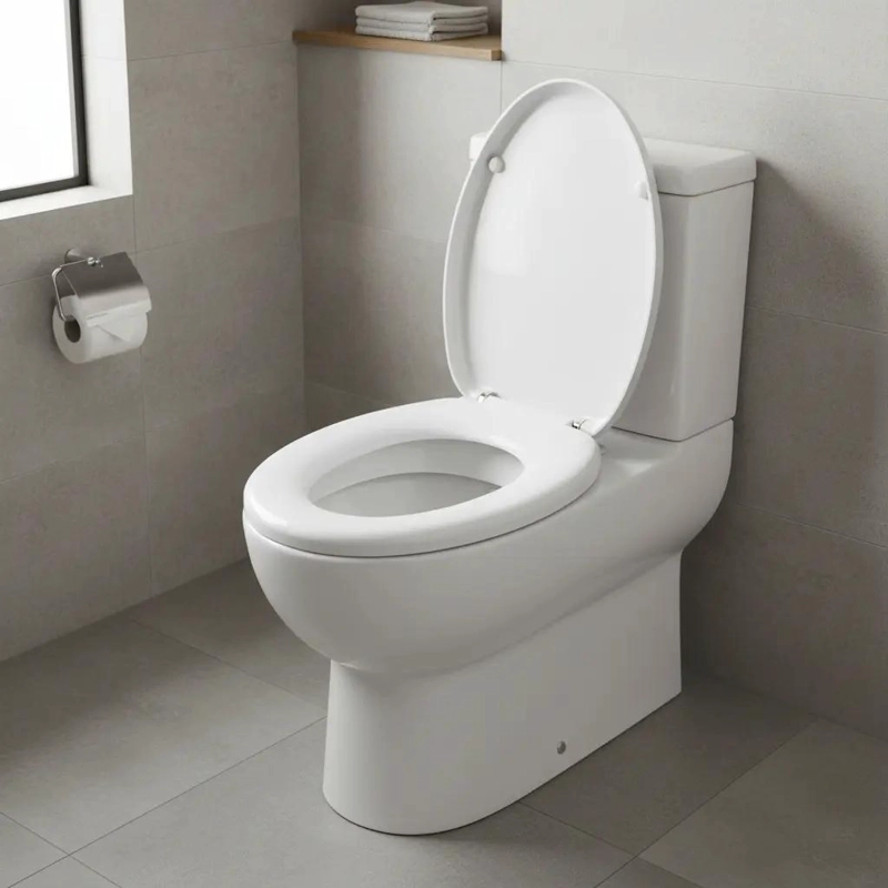 ASIENTO Y TAPA WC CIERRE LENTO DISEÑO MODERNO - 5