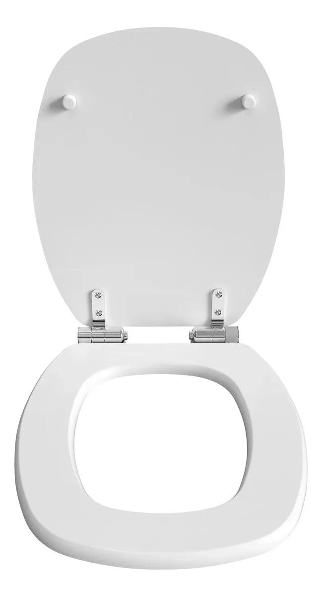 ASIENTO DE BAÑO DE MADERA HDF CON CIERRE SUAVE Y BISAGRAS METALICAS - 5