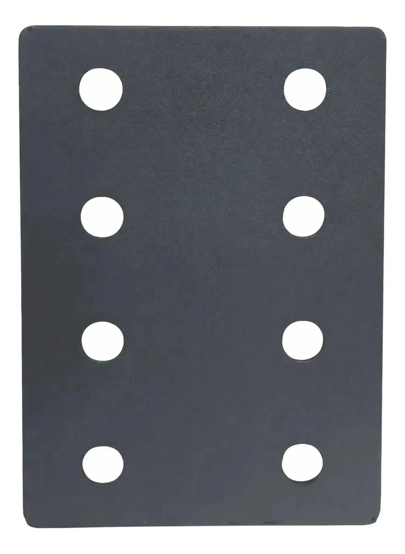 PLACA UNION RECTANGULAR PARA PERFILES DE ALUMINIO 40X80 MM - 1