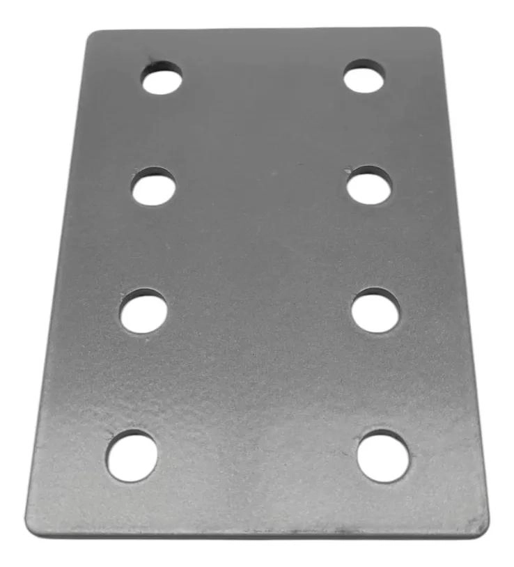 PLACA UNION RECTANGULAR PARA PERFILES DE ALUMINIO 40X80 MM - 2