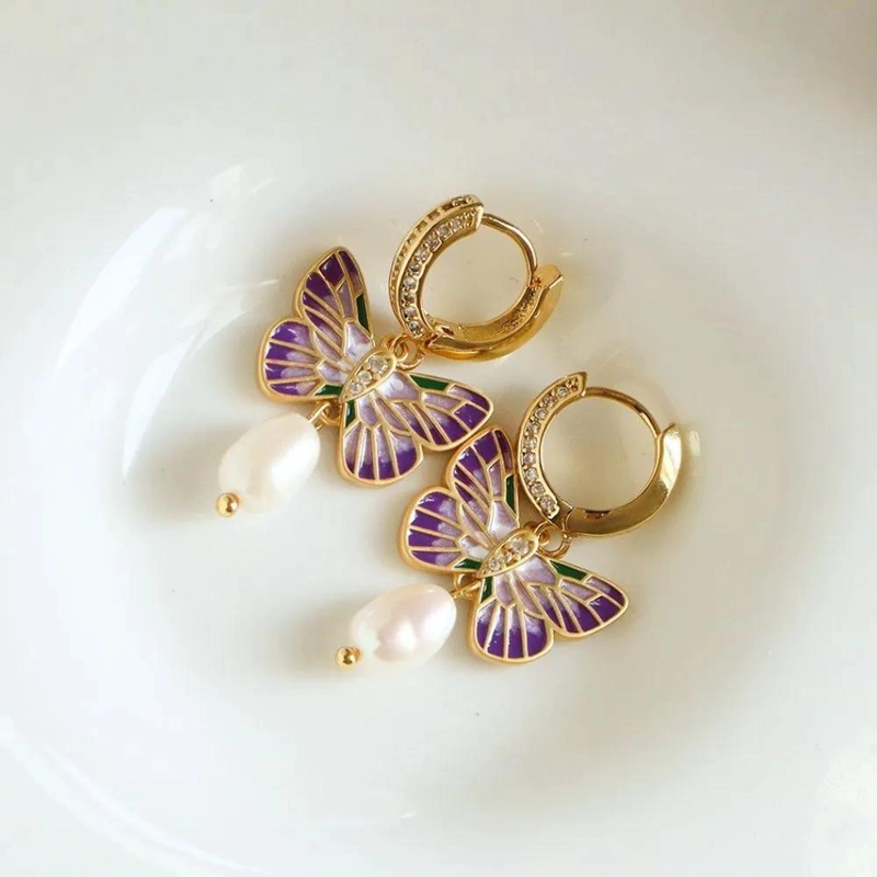 AROS DE ARGOLLA BAÑADOS EN ORO CON DISEÑO ELEGANTE - 3
