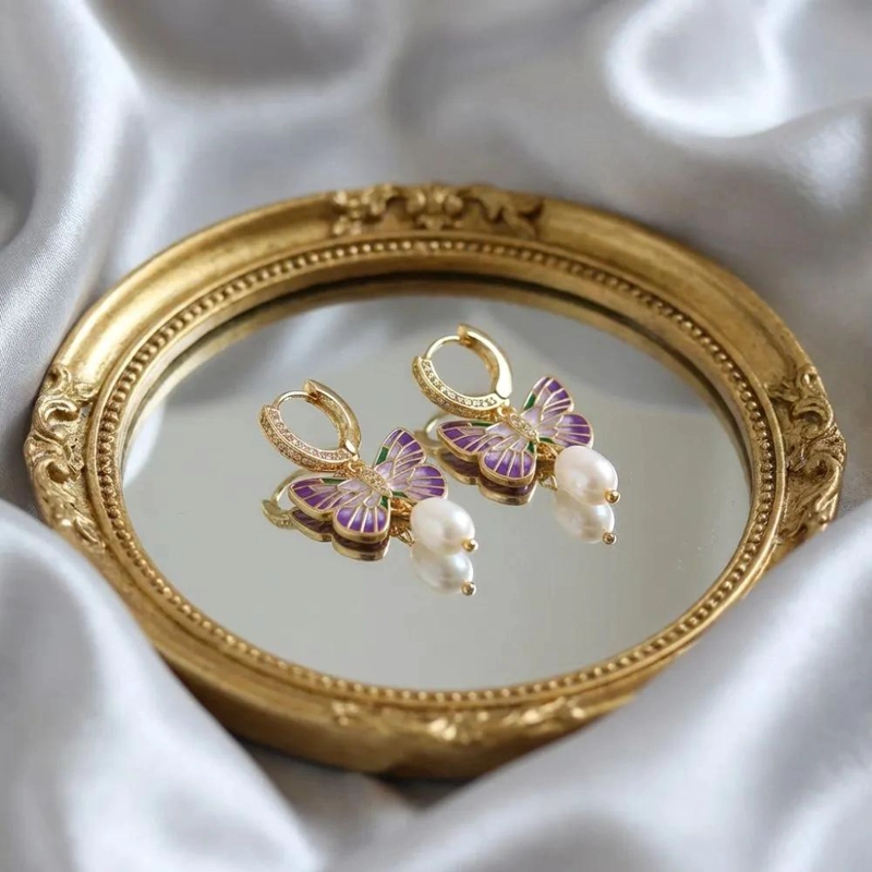AROS DE ARGOLLA BAÑADOS EN ORO CON DISEÑO ELEGANTE - 5