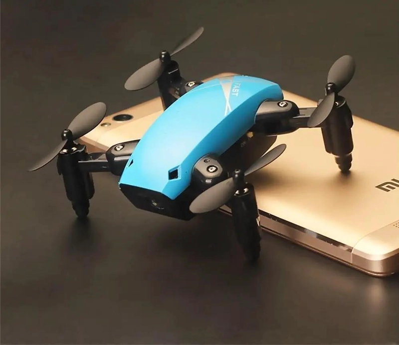 DRON MINI PLEGABLE CON CAMARA HD Y CONTROL DE VUELO - 4