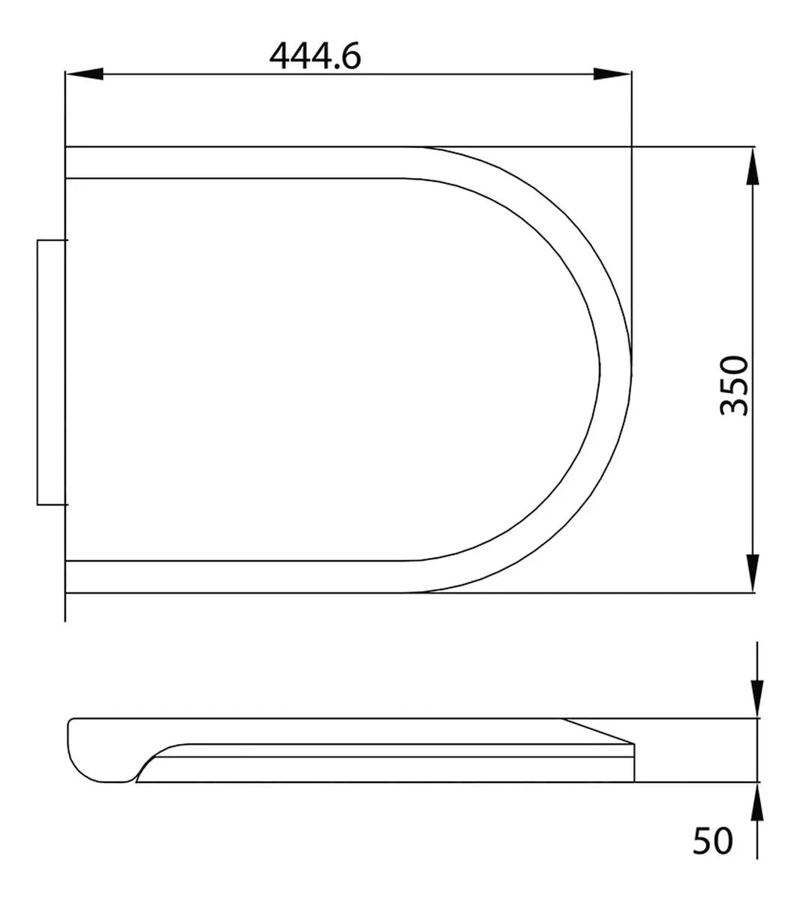 ASIENTO DE BAÑO ARES CON DISEÑO ERGONOMICO Y FACIL LIMPIEZA - 4