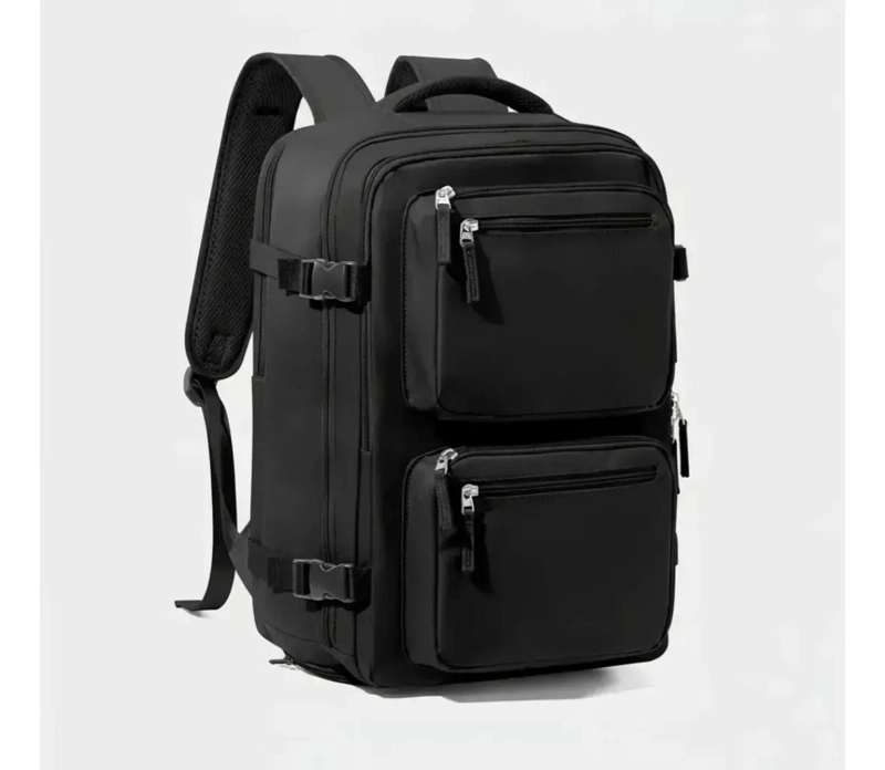 MOCHILA EXPANDIBLE IMPERMEABLE CON PUERTO USB - 1