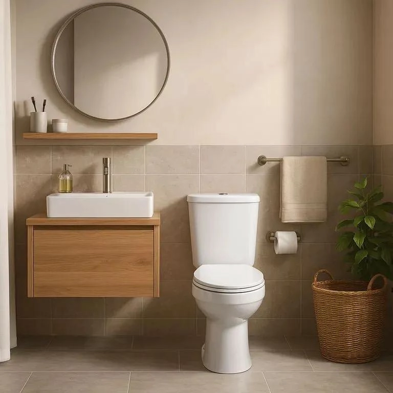 ASIENTO DE INODORO ELONGADO BLANCO ANTIDESLIZANTE - 1