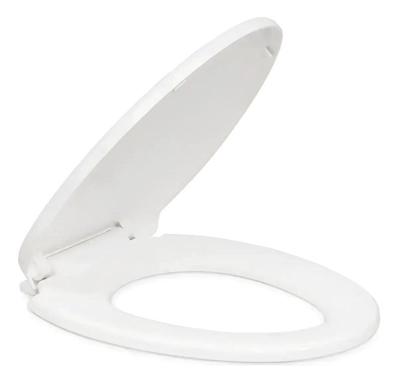 TAPA DE WC OVALADA PARA ASIENTO ELONGADO DE ALTA CALIDAD - 1